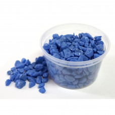 Грунт цветной фракция 5-8 мм голубой