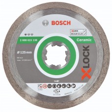Диск алмазный по керамике Bosch X-lock Ceramic, 125x22.23 мм