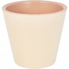 Горшок цветочный Ingreen London ø12.6 h11.3 см v1 л пластик сливочный Горшок цветочный Ingreen London ø12.6 h11.3 см v1 л пластик сливочный
