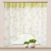 Комплект штор на ленте для кухни Кантри 285x160 см цвет зеленый