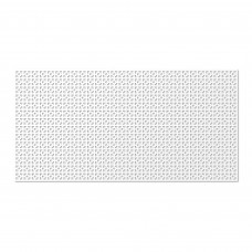 Панель ХДФ 120х60 см цвет дамаско белый