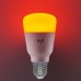 Лампа умная светодиодная Yeelight E27 200-240 В 10 Вт груша матовая 800 лм регулируемый цвет света RGBW для диммера