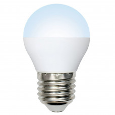 Лампа светодиодная Volpe E27 220-240 В 9 Вт шар малый матовая 1000 лм, теплый белый свет