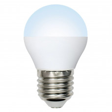 Лампа светодиодная Volpe E27 220-240 В 9 Вт шар малый матовая 1000 лм, нейтральный белый свет