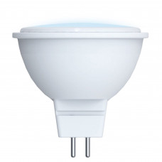 Лампа светодиодная Volpe MR16 GU5.3 220-240 В 5 Вт Эдисон матовая 500 лм, теплый белый свет