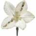 Украшение ёлочное «Цветок», 10 см, полиэстер, цвет в ассортименте