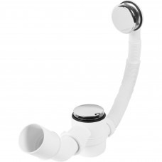 Сифон для ванны McAlpine клик-клак с раздвижным переливом 380-700 мм MRB11