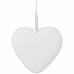 Набор ёлочных украшений «Сердечки» 9 см цвет белый, 3 шт.