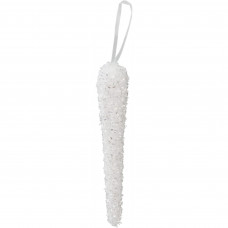 Набор ёлочных украшений «Сосульки» 16.5 см цвет белый