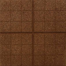 Плитка резиновая сетка 350х350x20 мм коричневый
