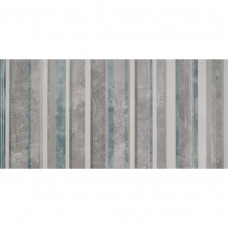 Вставка Axima Эльба D1 полоски 25х50 см 1 м² цвет серый