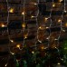 Гирлянда светодиодная Uniel садовый занавес на солнечной батарее 1.5х1.5 м цвет прозрачный