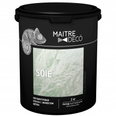 Краска перламутровая Maitre Deco «Soie» эффект шелка 2 кг