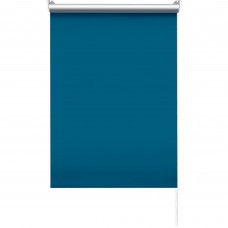 Штора рулонная блэкаут 70x175 см синяя