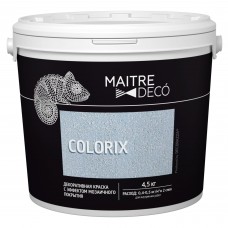 Декоративная краска Matredeco Colorix с эффектом мозаичного покрытия 4.5 кг