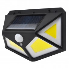 "Светильник светодиодный Duwi Solar на солнечной батарее, 10Вт, 6500К, 600Лм, IP65, с датчиком движения, цвет черный"