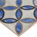 Вставка Axima Невада D1 звездочки 30х60 см цвет светло-серый/серебристый