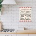 Картина на холсте Постер-лайн Правила кухни 1 40x50 см