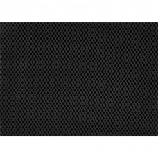 Коврик 48x68 см ЭВА ромбы цвет черный