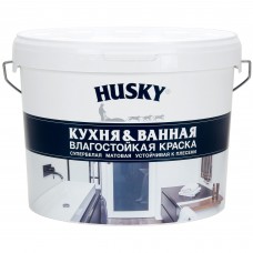 Краска для кухонь и ванных комнат Husky 9 л