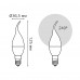 Лампа светодиодная Gauss E14 170-240 В 7.5 Вт свеча на ветру матовая 600 лм, теплый белый свет