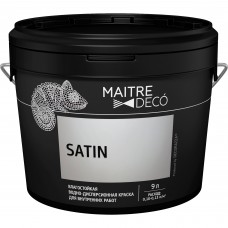 Краска для стен и потолков Maitre Deco «Satin» база А 9 л