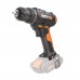 Дрель-шуруповерт аккумуляторная Worx WX100, 20 В Li-ion 1х2 Ач