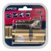 Цилиндровые механизмы Apecs Pro LM-80(35/45C)-C-G 80 мм, ключ/вертушка, цвет золотой