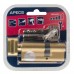 Цилиндровые механизмы Apecs Pro LM-80(30/50C)-C-G 80 мм, ключ/вертушка, цвет золотой