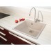 Кухонная мойка Delinia LM1, 51x51x20 см, цвет белый