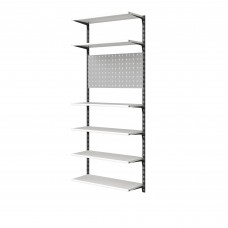 Перфопанель 80x20 см Spaceo цвет белый 2 шт