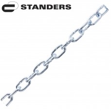 Цепь Standers оцинкованная сталь короткое звено 5 мм 5 м/уп.