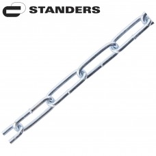 Цепь Standers оцинкованная сталь длинное звено 3 мм 10 м/уп.