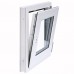 Окно пластиковое ПВХ Deceuninck одностворчатое 600х600 мм (ВхШ) правое двухкамерный стеклопакет белый/белый