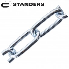 Цепь Standers оцинкованная сталь длинное звено 8 мм 2.5 м/уп.
