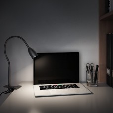 Настольная лампа светодиодная Inspire Gao, нейтральный белый свет, цвет черный
