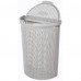 Корзина для белья Eco Style цвет светло-серый