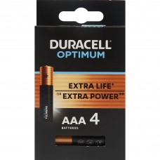 Батарейка алкалиновая Duracell Optimum AAA 4 шт.