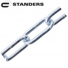 Цепь Standers оцинкованная сталь длинное звено 6 мм 2.5 м/уп.