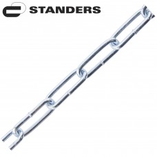 Цепь Standers оцинкованная сталь длинное звено 3 мм 5 м/уп.