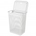 Корзина для белья цвет белый