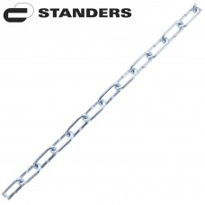 Цепь Standers оцинкованная сталь короткое звено 3 мм 5 м/уп.