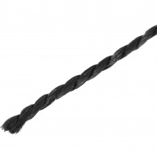 Нить-шпагат крученая полипропиленовая 1 мм цвет черный, 500 м/уп.