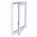 Окно пластиковое ПВХ Deceuninck одностворчатое 900х900 мм (ВхШ) правое поворотно-откидное двухкамерный стеклопакет белый