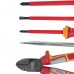 Набор отверток диэлектрических Felo Ergonic SL / PH / PZ / отвертка тестер и диэлектрическиие бокорезы 160 мм