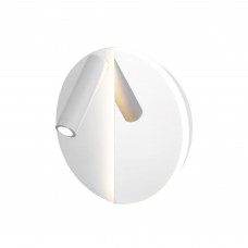 Настенный светильник светодиодный Drom 12 Вт нейтральный белый свет, цвет белый хром