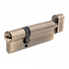 Цилиндровые механизмы Apecs Pro LM-90(35/55C)-C-AB 90 мм, ключ/вертушка, цвет бронза
