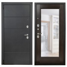 Дверь входная металлическая Порта Р-3 Graphite Pro/ Wenge Veralinga 980 мм левая