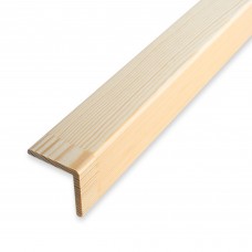 Уголок плоский деревянный сращенный равнобокий 40х40х1000 мм Сосна Экстра Уголок плоский деревянный сращенный равнобокий 40х40х1000 мм Сосна Экстра