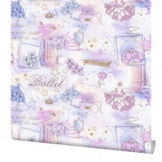 Обои флизелиновые Home Color Ballet розовые 1.06 м 71905-65
